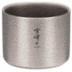 Snow Peak Ti-Double Stackable Mug, 400ml, TW-126