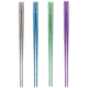 Snow Peak Titanium Chopsticks, Blue, Green, Purple, Titanium