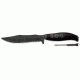 SOG Aura SEAL Knife w/ PS 6.9in. Steel Blade and Nylon Sheath, BLK TiNi Finish, Black AU03N-CP