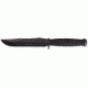 SOG Fixation Bowie Knife w/ SE 7in. Steel Blade and Nylon Sheath, BLK Oxide Finish, Black FX01N-CP