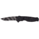 SOG Flash II Knife w/ PS Fold 3.5in. Steel Blade and GRN Handle, TigerStripe BLK Finish, Black FSA5-CP