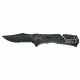 SOG Trident Partially Serrated Black TiNi Folding Knife, TF-1