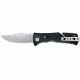 SOG Trident Knife w/ PS Fold, 3.75in. Steel Blade and Green Handle, TigerStripe Black TiNi Finish, TF3-CP