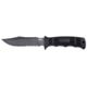 SOG Specialty Knives &amp; Tools SEAL Pup Fixed Blade Knife, Kydex Sheath, 4.75in, AUS-8 Blade, Clip Point, Black, Glass-Reinforced Nylon Handle, Grey/Black, SOG-M37K
