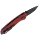 SOG Specialty Knives &amp; Tools Aegis FX Fixed Blade Knives, 3.13in, Straight Edge, Cryo D2 Steel, Drop Point, Rescue Red, GRN Handle, SOG-17-41-03-41