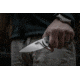 SOG Specialty Knives &amp; Tools Aegis FLK 3.38in Folding Knife, Stonewashed Drop Point Blade, Stainless Steel, 14-41-02-42