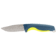 SOG Specialty Knives &amp; Tools Aegis FX Fixed Blade Knives, 3.7in, Straight Edge, CRYO KRUPP 4116 Steel, Drop Point, Indigo/Acid Yellow, GRN / TPU Handle, Black, SOG-17-41-01-41