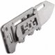 SOG Specialty Knives &amp; Tools Cash Card Folding Knife, 2.75in, 8Cr13MoV Stainless Steel Blade, Clip Point, Silver, Stainless Steel Handle, Silver, SOG-EZ1-CP