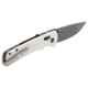 SOG Specialty Knives &amp; Tools Flash At - Concrete Assisted Opening Folding Knife, Cool Gray, 11-18-10-41
