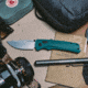 SOG Specialty Knives &amp; Tools Flash At - Petrol Green + Satin - 11-18-13-41