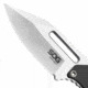 SOG Specialty Knives &amp; Tools Instinct Fixed Blade Knife, 2.3in, 5Cr15MoV Blade, Clip Point, Black, Silver, Stainless Steel and G10 Handle, Silver/Silver &amp; Black, SOG-NB1012-CP