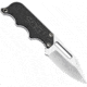 SOG Specialty Knives &amp; Tools Instinct Fixed Blade Knife, 2.3in, 5Cr15MoV Blade, Clip Point, Black, Silver, Stainless Steel and G10 Handle, Silver/Silver &amp; Black, SOG-NB1012-CP