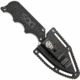 SOG Specialty Knives &amp; Tools Instinct Fixed Blade Knife, 2.3in, 5Cr15MoV Blade, Clip Point, Black, Silver, Stainless Steel and G10 Handle, Silver/Silver &amp; Black, SOG-NB1012-CP