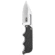 SOG Specialty Knives &amp; Tools Instinct Fixed Blade Knife, 2.3in, 5Cr15MoV Blade, Clip Point, Black, Silver, Stainless Steel and G10 Handle, Silver/Silver &amp; Black, SOG-NB1012-CP
