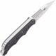 SOG Specialty Knives &amp; Tools Instinct Mini Fixed Blade Knife, 1.9in, 5Cr15MoV Blade, Clip Point, Black, Silver, Stainless Steel and G10 Handle, Silver, SOG-NB1002-CP
