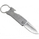 SOG Specialty Knives &amp; Tools KeyTron Folding Knife, 1.8in, 5Cr15MoV Blade, Clip Point, Grey, Stainless Steel Handle, Silver/Grey, SOG-KT1001-CP