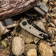 SOG Specialty Knives &amp; Tools Kiku Assisted Folding Knife, Black, KU-3004