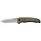 SOG Specialty Knives &amp; Tools Kiku Assisted Satin Folding Knife, Silver, KU-3003
