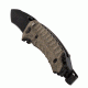 SOG Specialty Knives &amp; Tools Kiku Assisted VG10 Folding Knife, Black, KU-3002