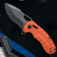 SOG Specialty Knives &amp; Tools Kiku XR LTE Folding Knife, 3.02in, CRYO CTS XHP Blade, Tanto, Blaze Orange, G10 Handle, Black, SOG-12-27-03-57