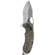 SOG Specialty Knives &amp; Tools Kiku XR Satin Folding Knife, Silver, 12-27-01-57