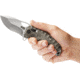 SOG Specialty Knives &amp; Tools Kiku XR Satin Folding Knife, Silver, 12-27-01-57