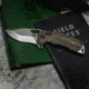 SOG Specialty Knives &amp; Tools Kiku XR Satin Folding Knife, Silver, 12-27-01-57