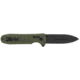 SOG Specialty Knives &amp; Tools Pentagon XR Automatic Folding Knife, 3.63in, CTS-XHP Stainless, Spear Point Blade, Black Oxide, OD Green G10 Handle, 12-61-02-57