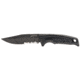 SOG Specialty Knives &amp; Tools Recondo FX Fixed Blade Knives, 4.6in, Partially Serrated Edge, CRYO 440C Steel, Spear Point, Black, GRN / TPU Handle, Black, SOG-17-22-02-57