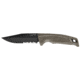 SOG Specialty Knives &amp; Tools Recondo FX Fixed Blade Knives, 4.6in, Partially Serrated Edge, CRYO 440C Steel, Spear Point, FDE, GRN / TPU Handle, Black, SOG-17-22-04-57