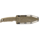 SOG Specialty Knives &amp; Tools Recondo FX Fixed Blade Knives, 4.6in, Straight Edge, CRYO 440C Steel, Spear Point, FDE, GRN / TPU Handle, Black, SOG-17-22-03-57