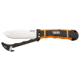 SOG Specialty Knives &amp; Tools Rotohook Knive, 4.5in 8Cr13Mov Steel Blade, Glass-Reinforced Nylon And Rubber Overmold Handle, Black/Orange, HT101L