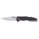 SOG Specialty Knives &amp; Tools Salute - Bead Blasted Knive, 3.625in 8Cr13Mov Steel Blade, G10 Black Handle, FF10