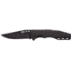 SOG Specialty Knives &amp; Tools Salute Mini Folding Knife, 3.1in, 8Cr13MoV Blade, Clip Point, Black, G10 Handle, Black Oxide Finish, Black/Black, SOG-FF1101-CP