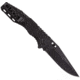 SOG Specialty Knives &amp; Tools Salute Mini Folding Knife, 3.1in, 8Cr13MoV Blade, Clip Point, Black, G10 Handle, Black Oxide Finish, Black/Black, SOG-FF1101-CP