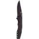 SOG Specialty Knives &amp; Tools Salute Mini Folding Knife, 3.1in, 8Cr13MoV Blade, Clip Point, Black, G10 Handle, Black Oxide Finish, Black/Black, SOG-FF1101-CP