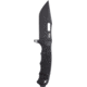 SOG Specialty Knives &amp; Tools SEAL FX Tanto Fixed Blade Knife, 4.3in, CPM S35VN Blade, Tanto, Black, 30% GRN Handle, SOG-17-21-02-57