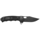 SOG Specialty Knives &amp; Tools SEAL XR Flipper 3.9in Folding Knife,TiNi S35VN Clip Point Blade, Black, 12-21-01-57