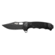 SOG Specialty Knives &amp; Tools SEAL XR Flipper 3.9in Folding Knife,TiNi S35VN Clip Point Blade, Black, 12-21-01-57
