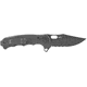 SOG Specialty Knives &amp; Tools Seal XR Folding Knife, 3.9in, Partially Serrated Edge, S35VN Steel, Clip Point, Black, GRN Handle, SOG-12-21-05-57