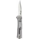 SOG Specialty Knives &amp; Tools SlimJim Assisted Folding Knife, 3.18in, AUS-8 Blade, Clip Point, Bead Blasted, 420 Stainless Steel Handle, Black, SOG-SJ32-CP