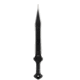 SOG Specialty Knives &amp; Tools Phantom Strike Machete Fixed Blade Knife 17.6inch Spear Point 420 Black Blade Glass Reinforced Nylon Grn Handle Black