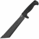 SOG Specialty Knives &amp; Tools SOGFari Machete Fixed Blade Knife, 10in, 3Cr13 Blade, Tanto, Black, Kraton Handle, Black, SOG-MC04-N