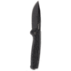 SOG Specialty Knives &amp; Tools Terminus SJ Folding Knives, 2.9in, CRYO D2, Black Clip Point Blade, Black G10 Handle, TM1005-BX