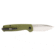 SOG Specialty Knives &amp; Tools Terminus SJ Folding Knives, 2.9in, CRYO D2, Stonewash Clip Point Blade, OD Green G10 Handle, TM1004-BX