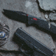 SOG Specialty Knives &amp; Tools Trident At - Black Red - Tanto - 11-12-04-41