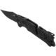 SOG Specialty Knives &amp; Tools Trident At Blackout Automatic Folding Knife, 3.75in, D2 Tool Steel, Clip Point Blade, Black Oxide, Black Textured GRN Handle, SOG-11-12-05-57