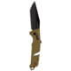 SOG Specialty Knives &amp; Tools Trident AT Assisted Opening Folding Knife, 3.7 in, CRYO D2 Steel, Plain Tanto Blade, GRN, FDE Handle, SOG-11-12-12-41