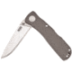 SOG Specialty Knives &amp; Tools Twitch II Folding Knife, 2.65in, AUS-8 Blade, Drop Point, Grey, Anodized Aluminum 6061-T6 Handle, Tan, SOG-TWI8-CP