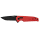 SOG Specialty Knives &amp; Tools Vision XR LTE Folding Knives, 3.36in, Straight Edge, CTS XHP Steel, Tanto, Red, G10 Handle, SOG-12-57-08-57